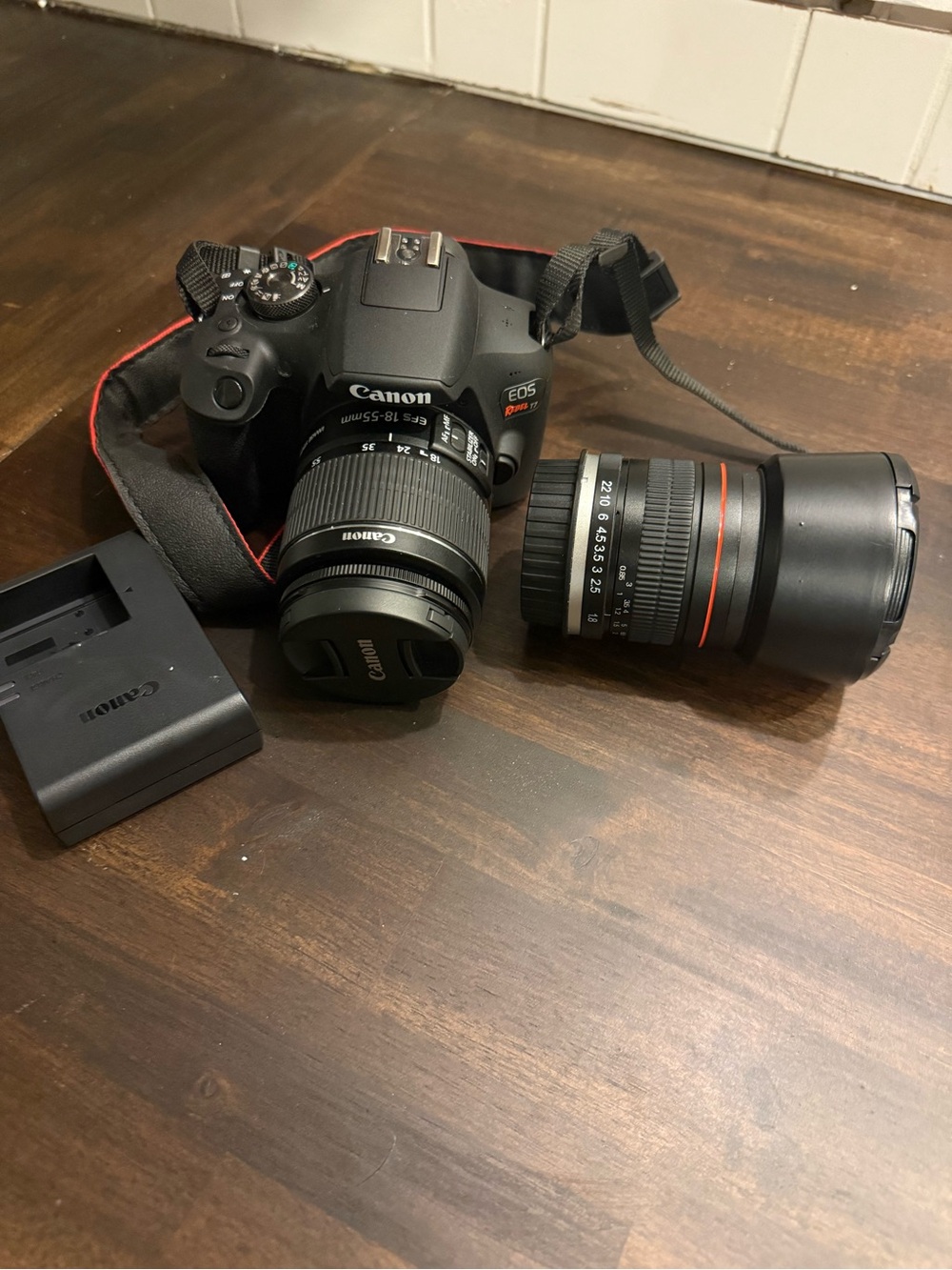 Canon EOS Rebel DSLR Camera with 18-55mm Lens - Black